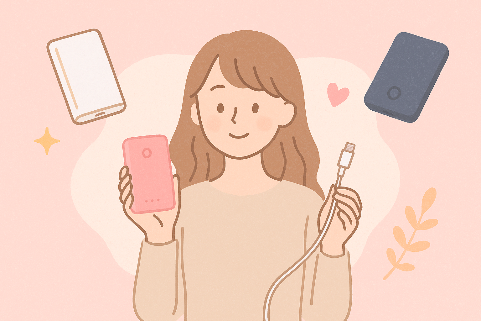 モバイルバッテリーを紹介